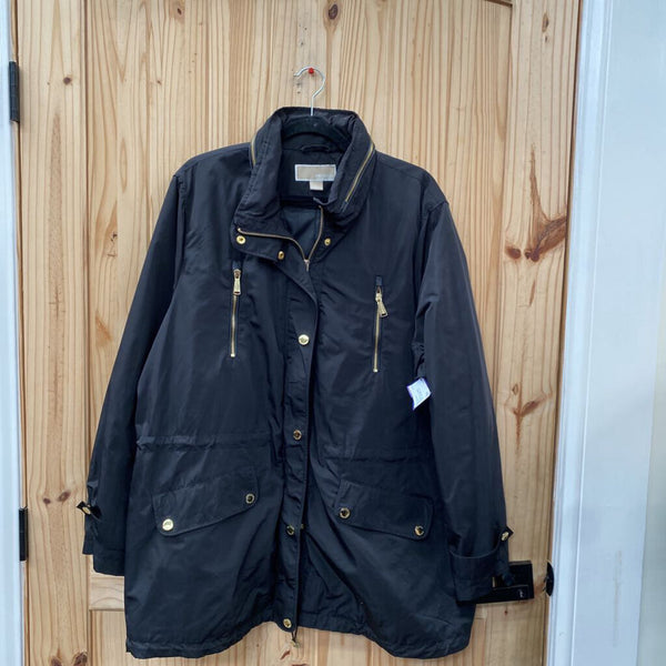 WOMENS MICHAEL KORS BLK CASUAL JACKET 2X