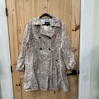 WOMENS BANANA REPUBLIC LEOPARD JACKET XL