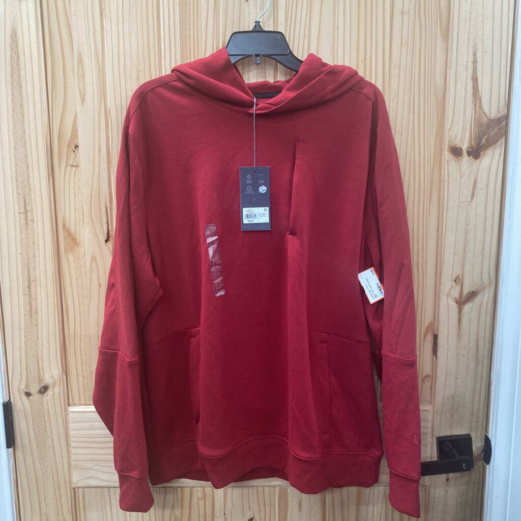 MENS VRST WINE HOODIE L NWT
