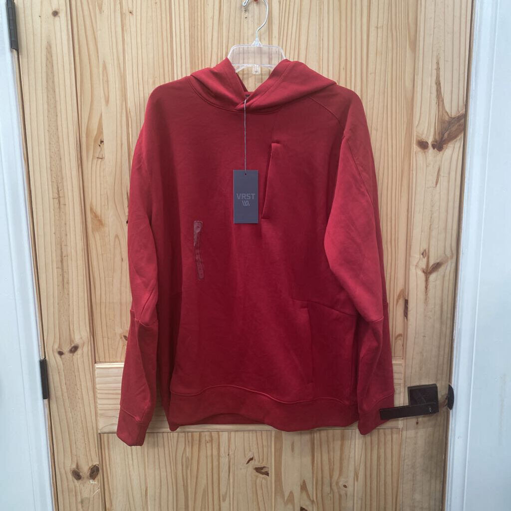 MENS VRST WINE HOODIE L NWT