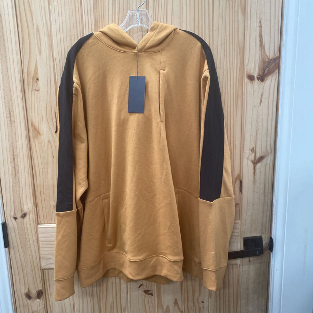 MENS VRST HOODIE MUSTARD/BLK HOODIE XXL NWT