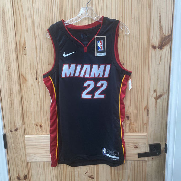 MENS MIAMI #22 JERSEY RED/WHITE/BLK L NWT
