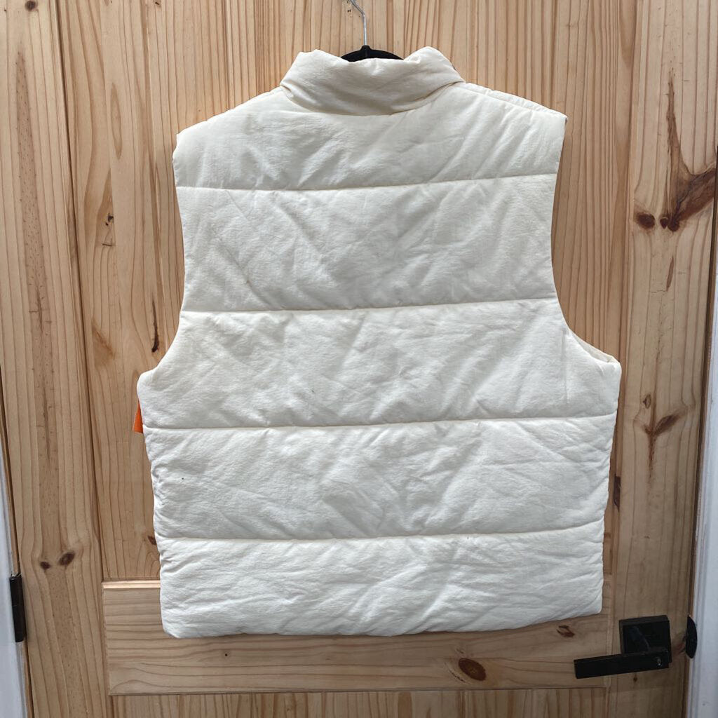 MENS DSG IVORY SL PUFFER VEST L NWT