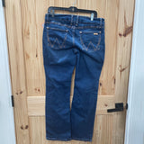 WOMENS WRANGLER BOOTCUT DK DENIM JEANS 11 1/2