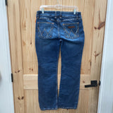 WOMENS WRANGLER BOOTCUT DK DENIM JEANS 11
