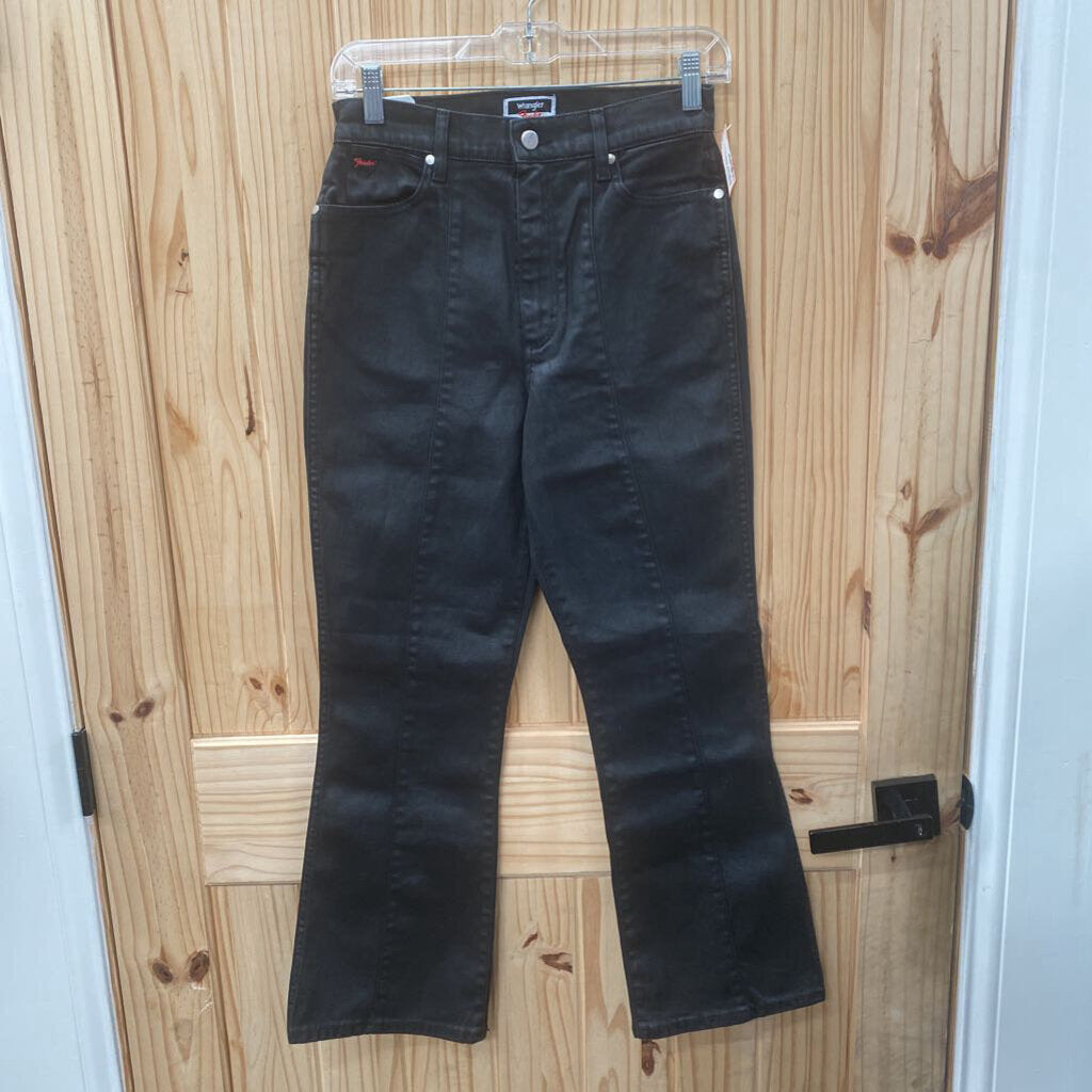 WOMENS WRANGLER FENDER BLK DENIM JEANS 27X28 NWT