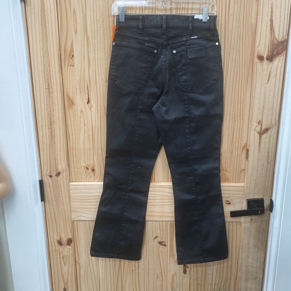 WOMENS WRANGLER FENDER BLK DENIM JEANS 27X28 NWT