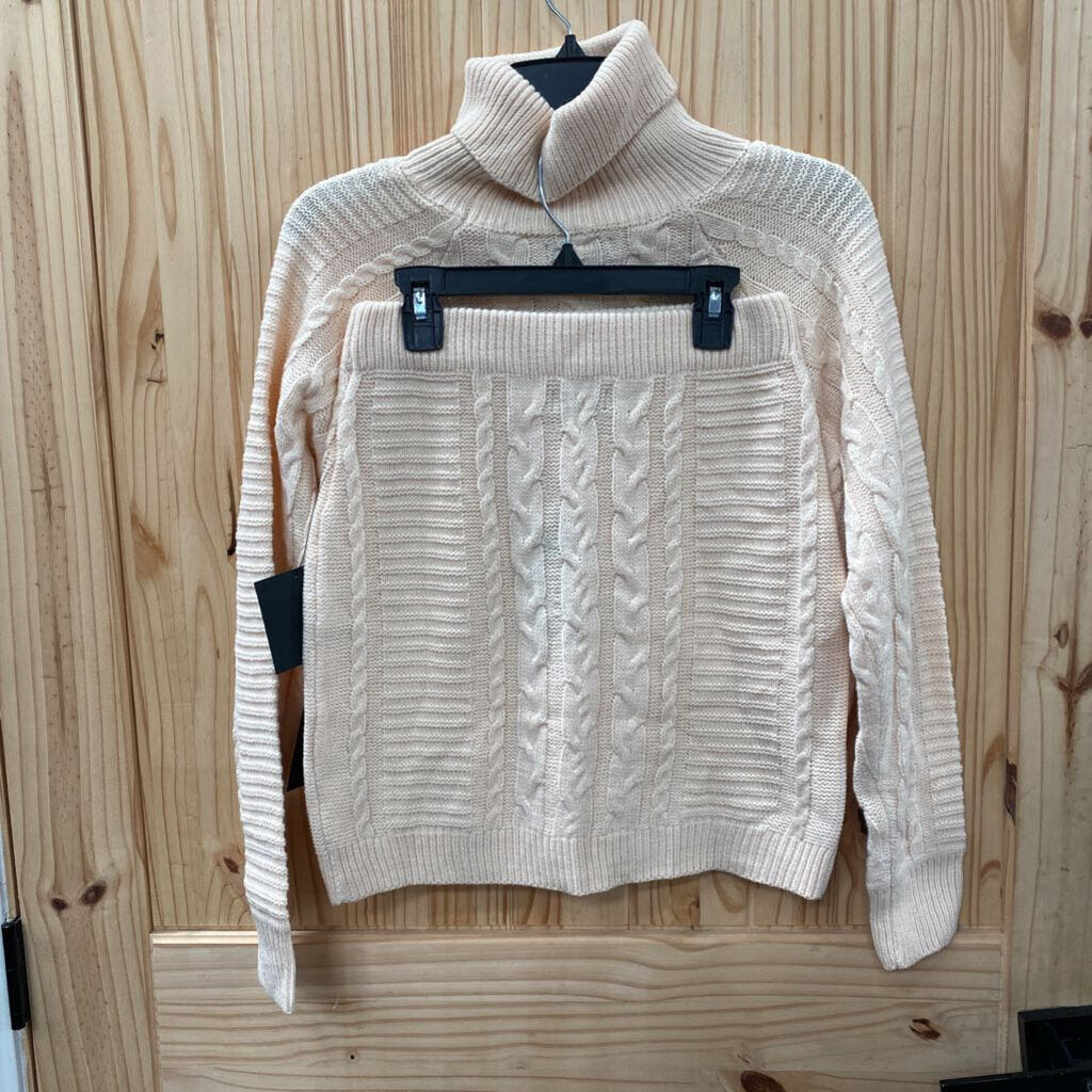 WOMENS LULUS 2PC SET PEACH S NWT