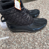 WOMENS SPORTO BLACK BOOTS 10 NEW
