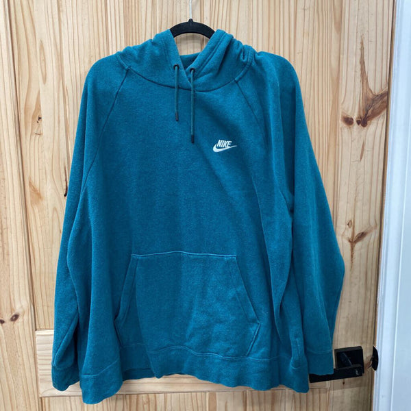 WOMENS NIKE DK TEAL HOODIE 2X