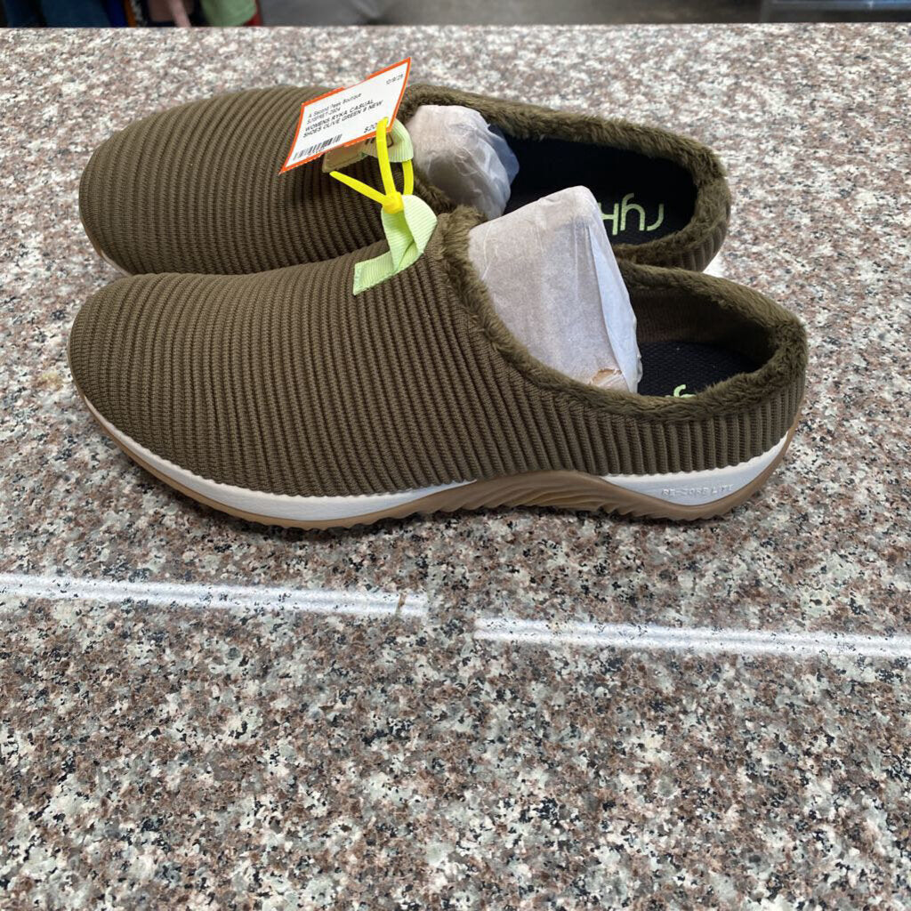 WOMENS RYKA CASUAL SHOES OLIVE GREEN 9 NEW