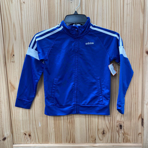 BOYS ADIDAS JACKET ROYAL BLUE/WHITE 6