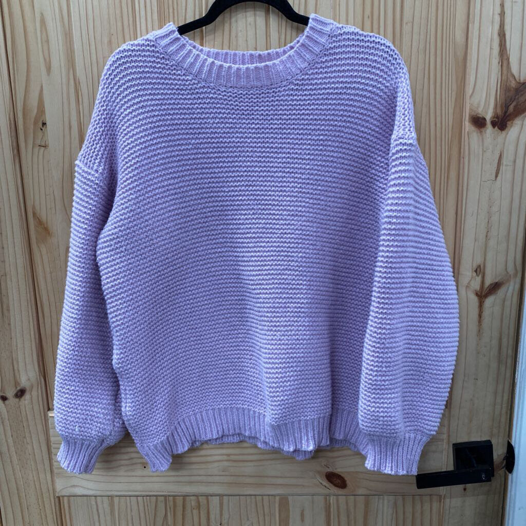 WOMENS LISTICLE LILAC SWEATER M