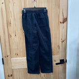 BOYS NIKE PANTS BLK/WHITE L 12
