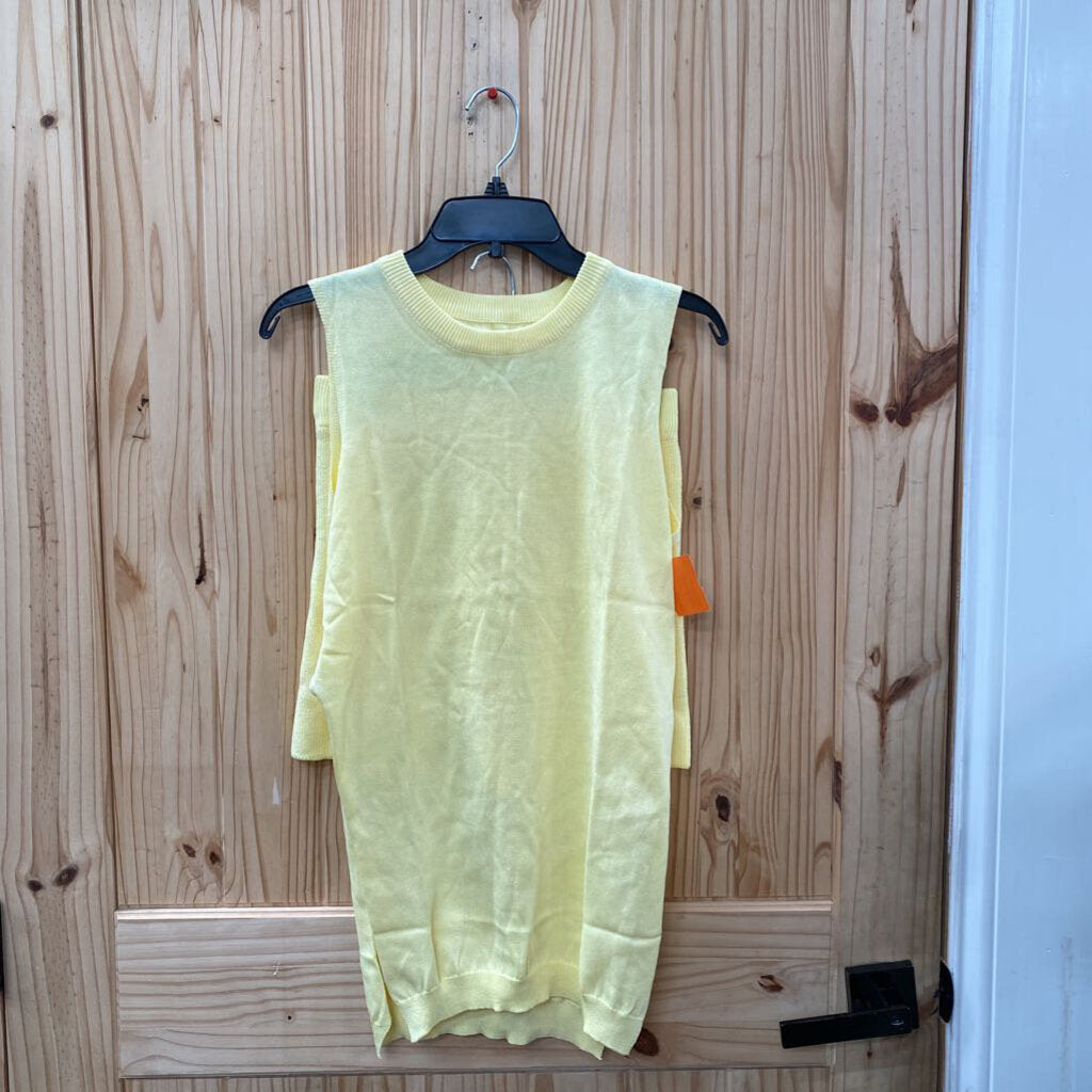 WOMENS 2PC SET LT YELLOW M