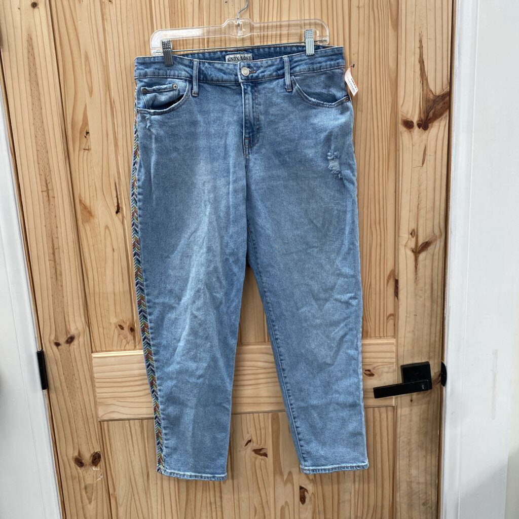 WOMENS KNOX ROSE LT DENIM JEANS 12