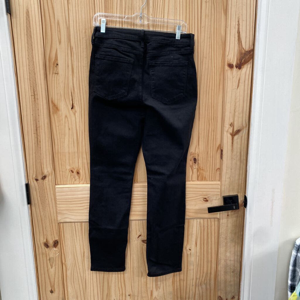 WOMENS OLD NAVY BLK DENIM JEANS 8 NWT