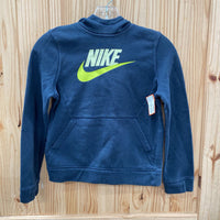 BOYS NIKE HOODIE BLUE/NEON GREEN/WHITE S 8