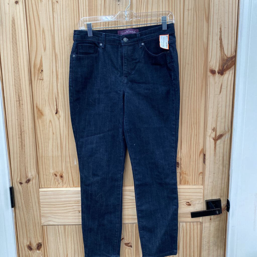 WOMENS GLORIA VANDERBILT DK DENIM JEANS 6