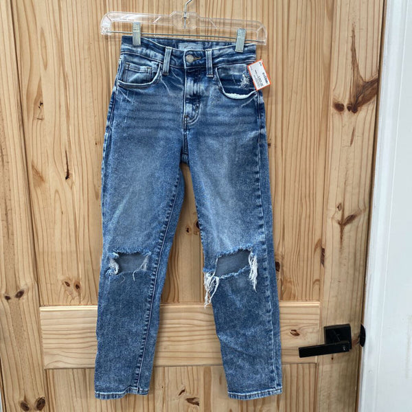 GIRLS KANCAN LT DENIM DIST. JEANS 10