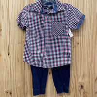 BOYS BEN SHERMAN 2PC SEGT RED/WHITE/BLUE