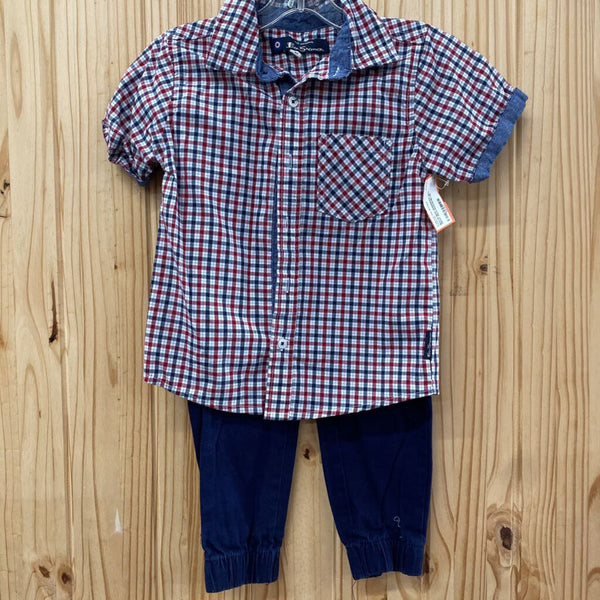 BOYS BEN SHERMAN 2PC SEGT RED/WHITE/BLUE