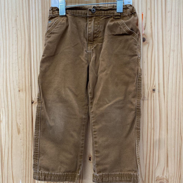BOYS WRANGLER BROWN PANTS 3T