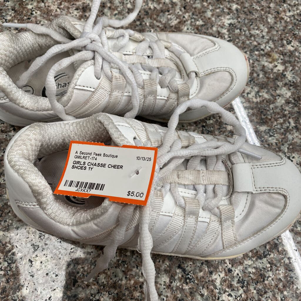 GIRLS CHASSE CHEER SHOES 1Y