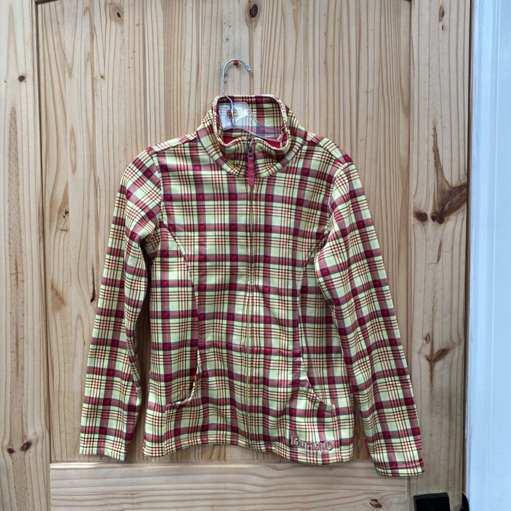 WOMENS DRYRIDE PLAID JACKET YELLOW/SK PINK L