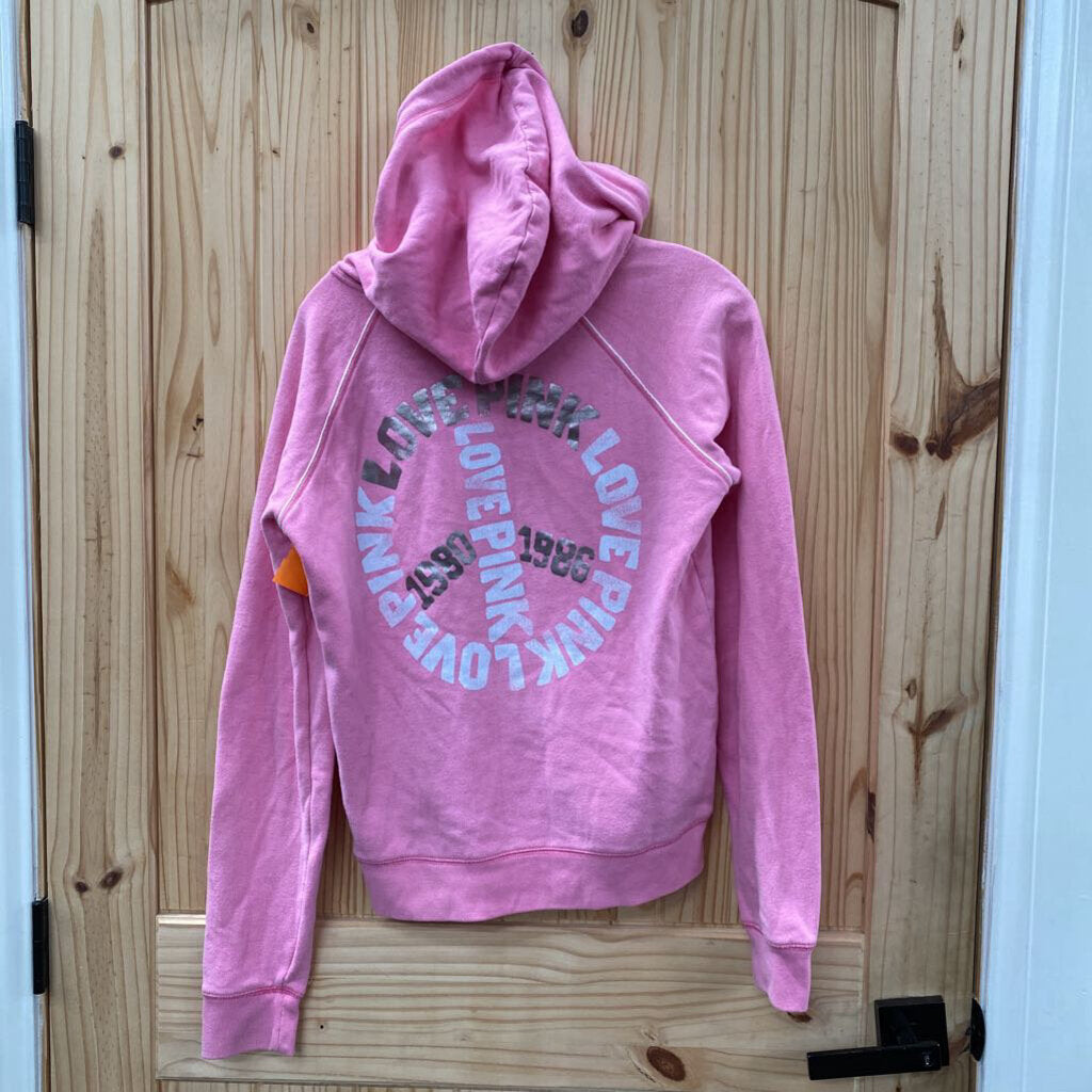 WOMENS VS PINK PINK HOODIE M