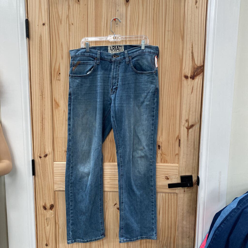 MENS ARIAT DENIM JEANS 35X32