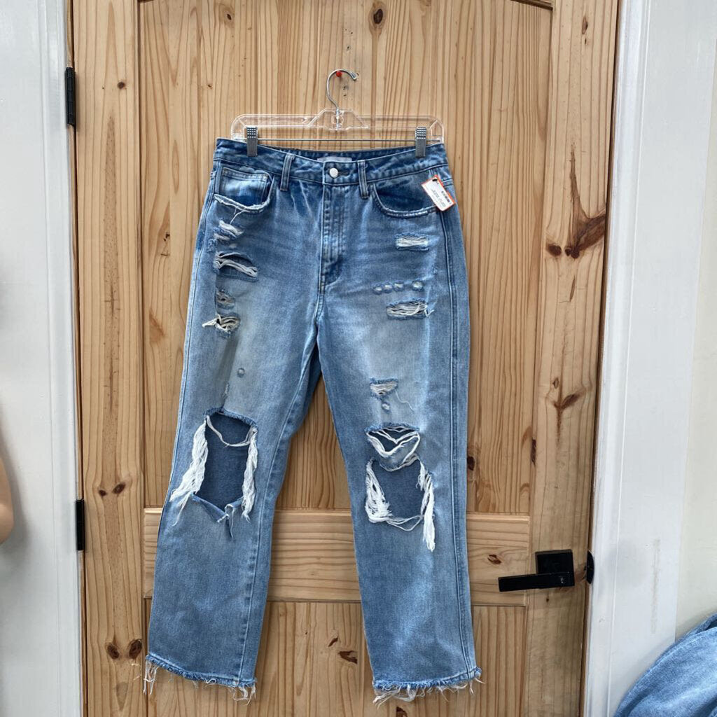 WOMENS FLYING MONKEY DENIM DIST. JEANS 29