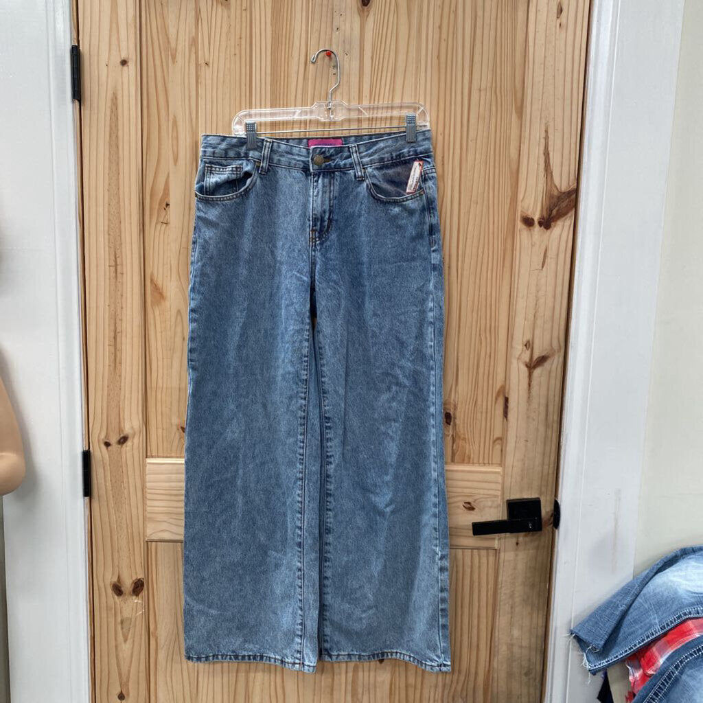 WOMENS TELEPATIA DENIM JEANS W/BOWS ON POCKETS 9