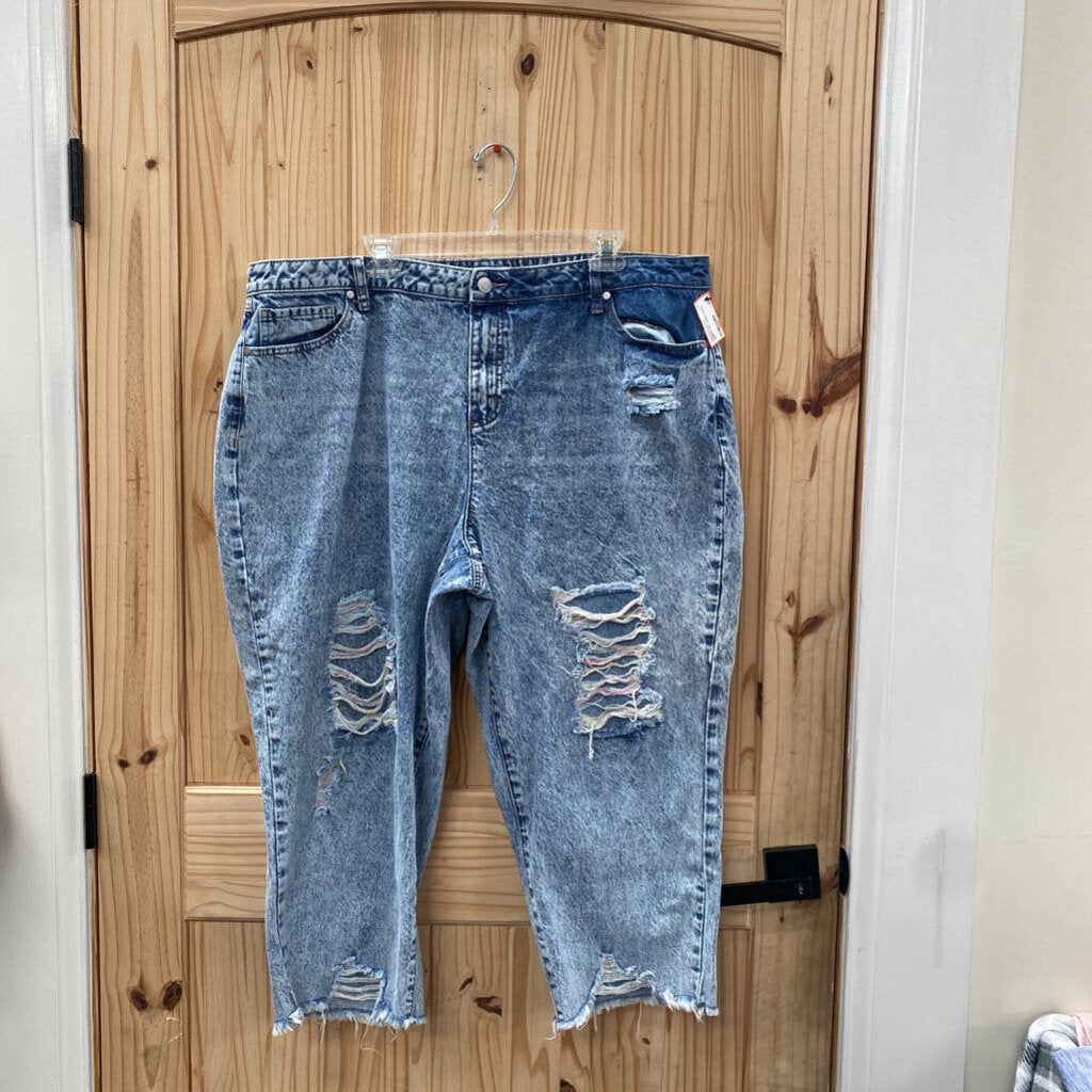 WOMENS EST. DENIM CAPRIS 24W