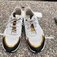 BOYS BLK/WHITE/GLD SHOES 8.5