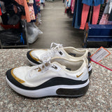 BOYS BLK/WHITE/GLD SHOES 8.5