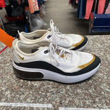 BOYS BLK/WHITE/GLD SHOES 8.5