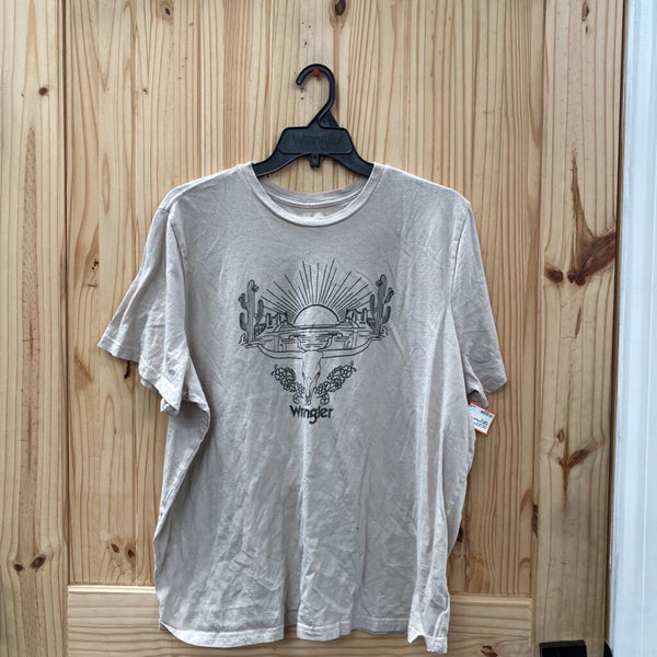 WOMENS WRANGLER TAUPE T-SHIRT 3XL