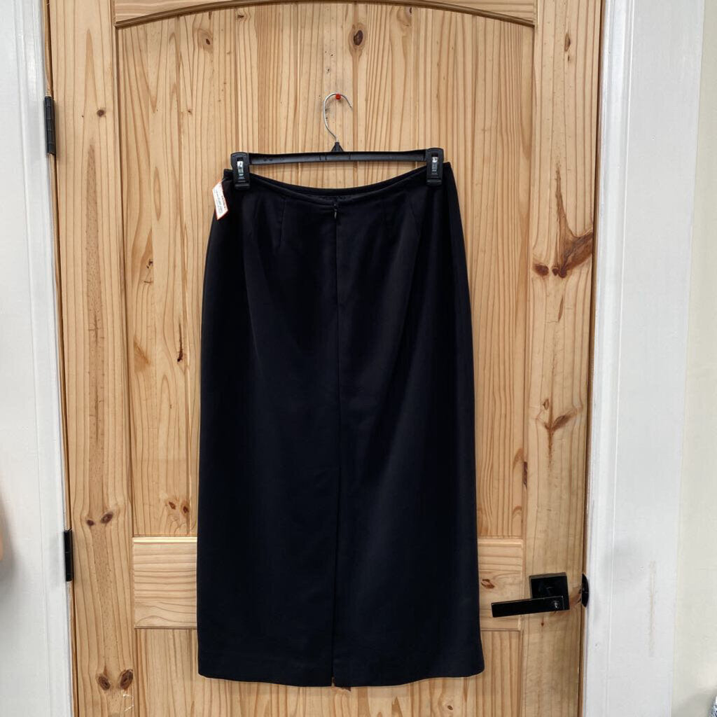 WOMENS JONES STUDIO BLK CASUAL SKIRT 10