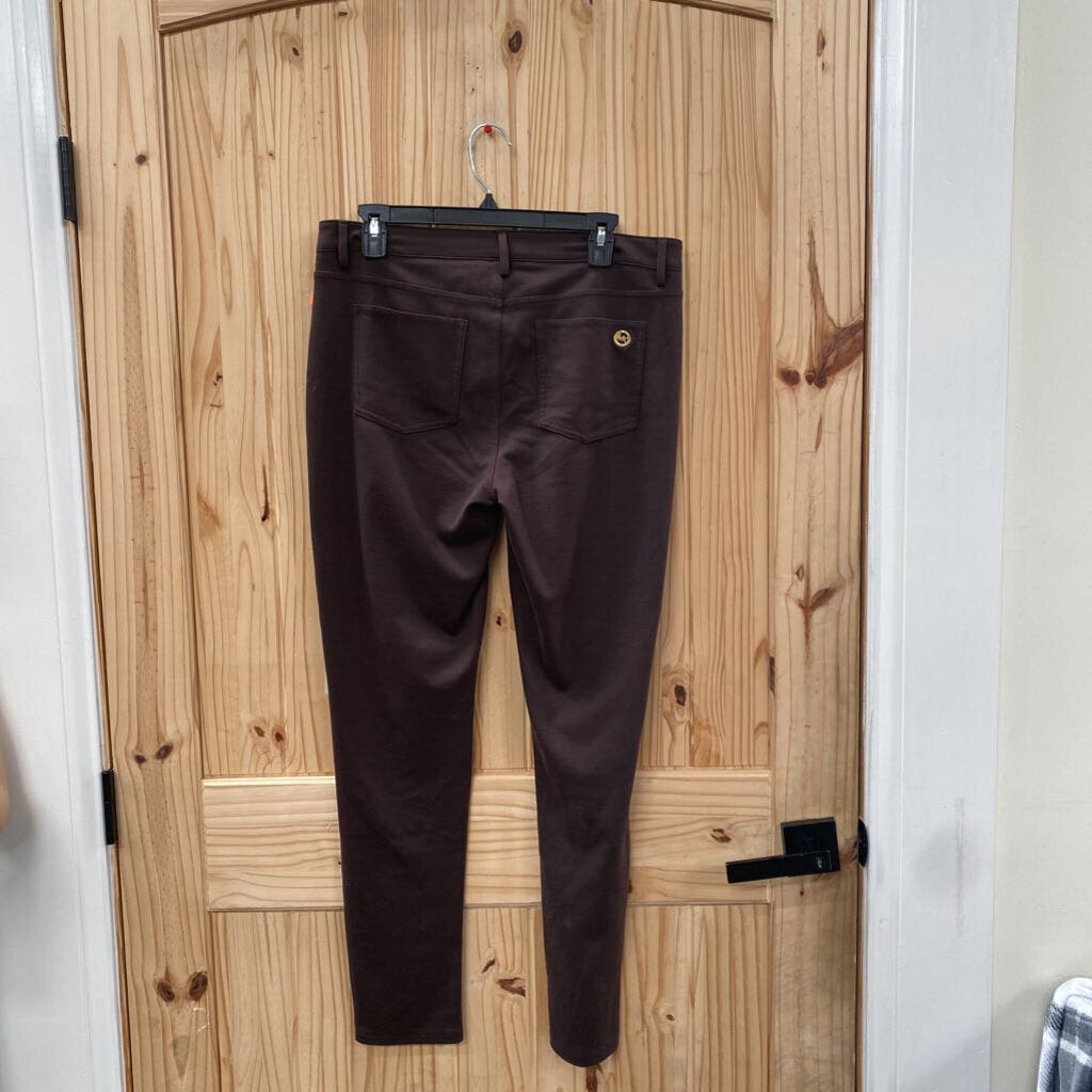 WOMENS MICHAEL KORS BROWN SLACKS 8