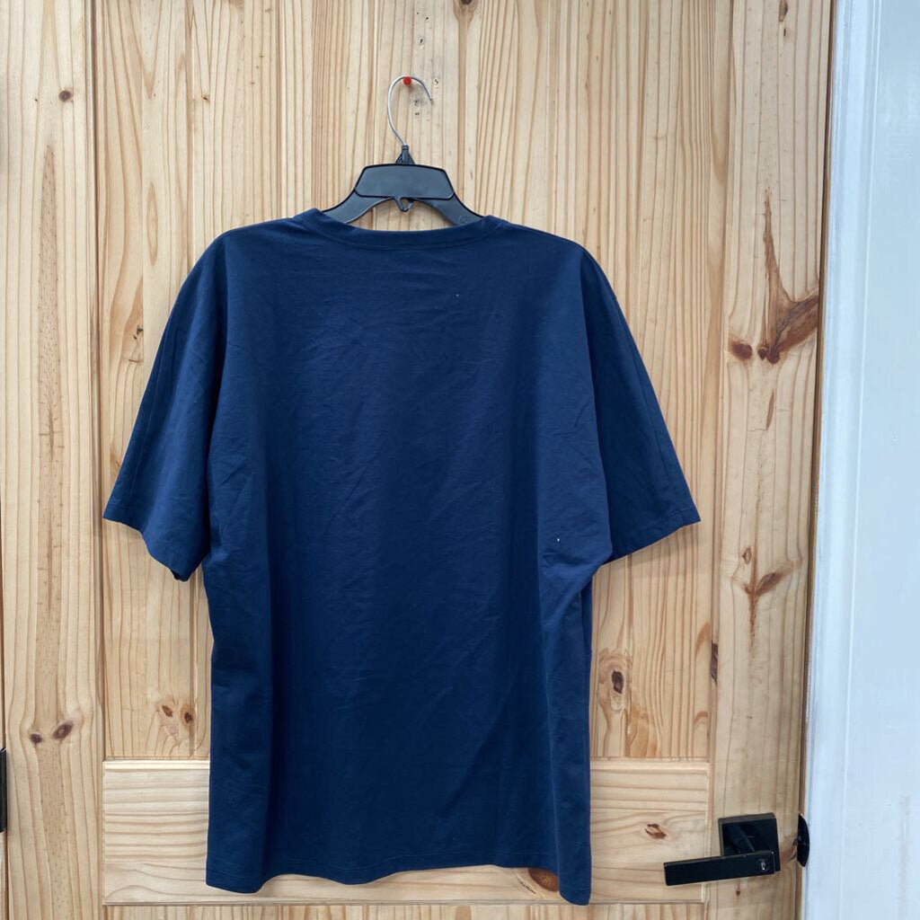 MENS LULULEMON NAVY BLUE T-SHIRT L