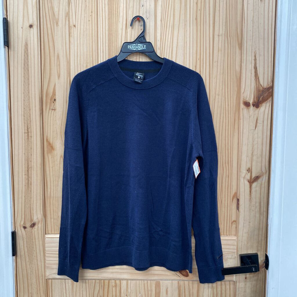 MENS NIKE SWEATER Tiger Woods NAVY BLUE L