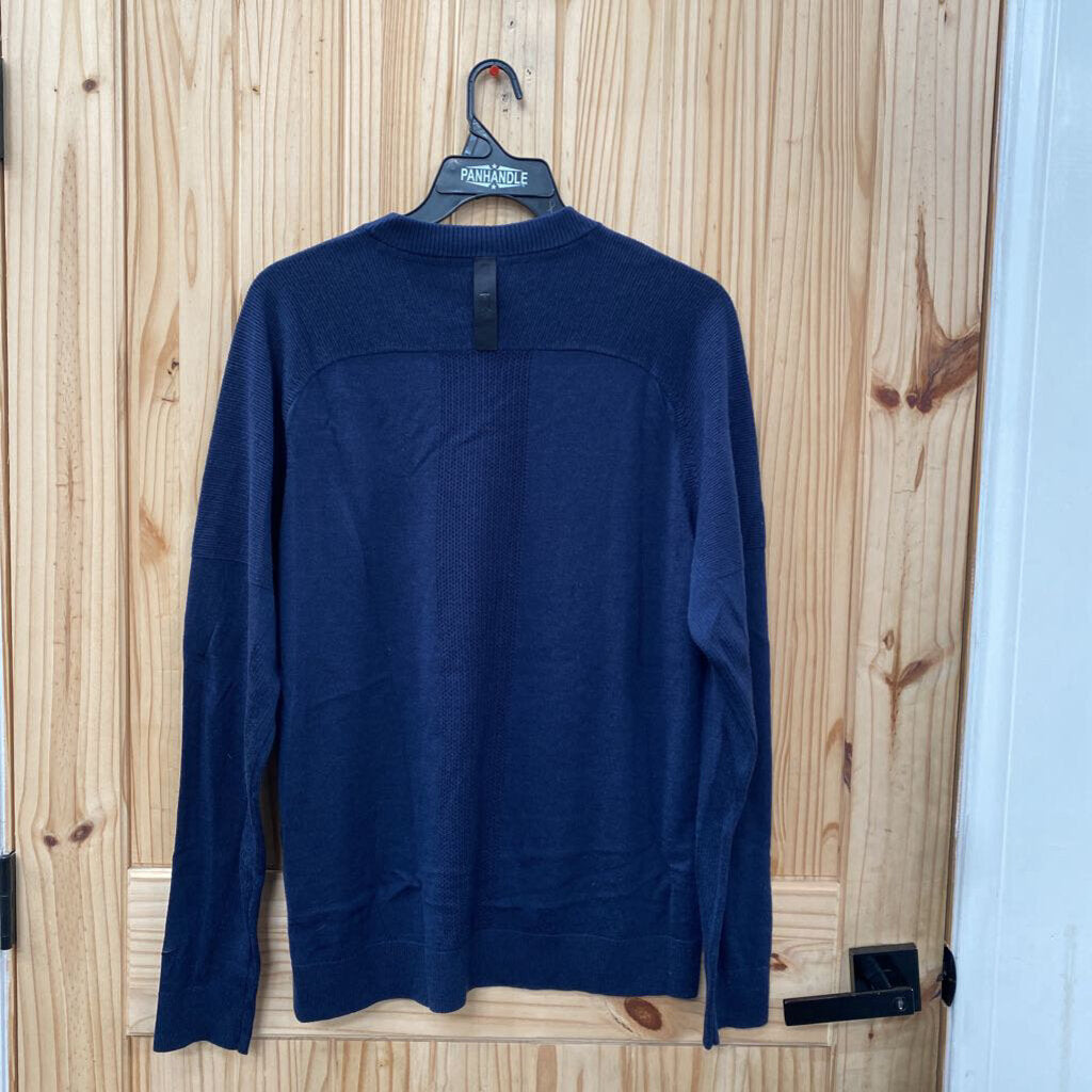 MENS NIKE SWEATER Tiger Woods NAVY BLUE L