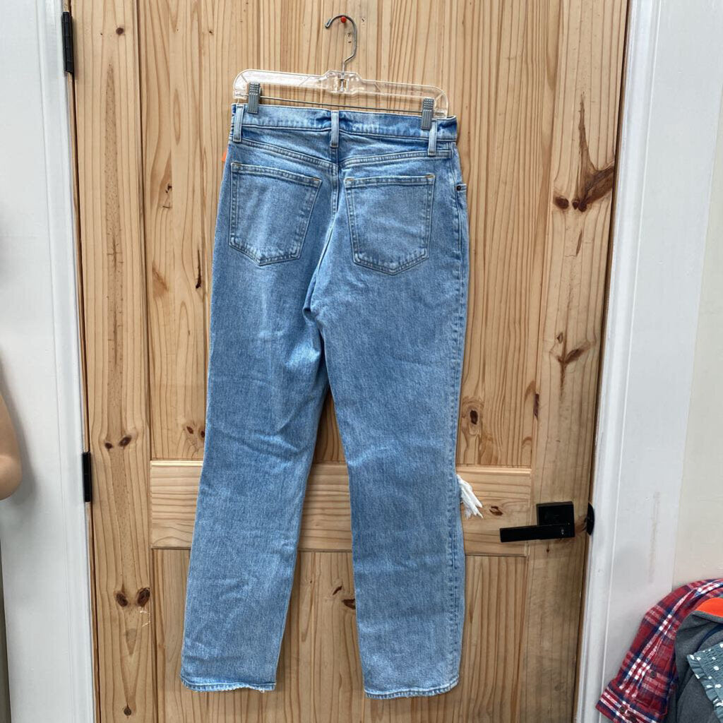 WOMENS ABERCROMBIE & FITCH LT DENIM DIST. JEANS 6R