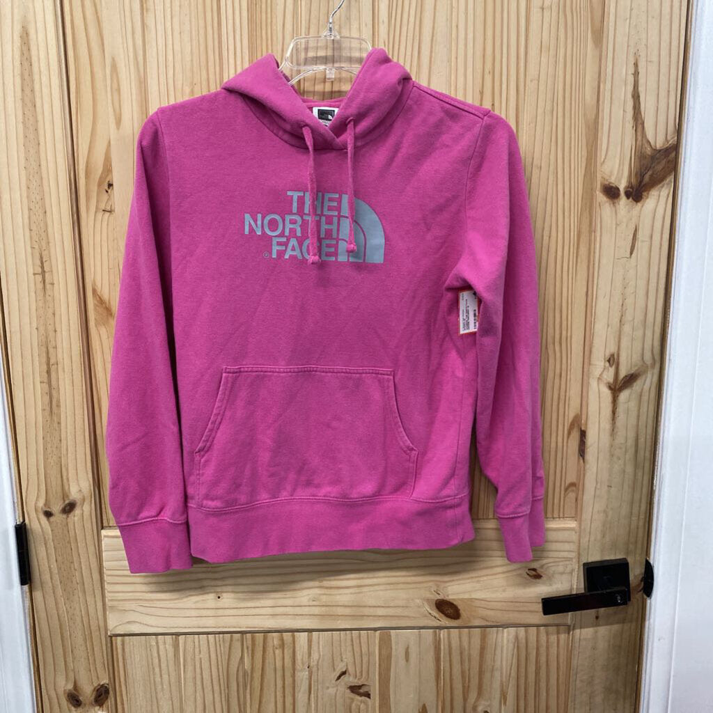 WOMENS THE NORTH FACE HOODIE PINK/GREY M