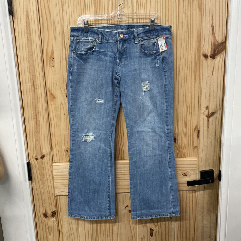 WOMENS AMERICAN EAGLE DENIM DIST. JEANS 6