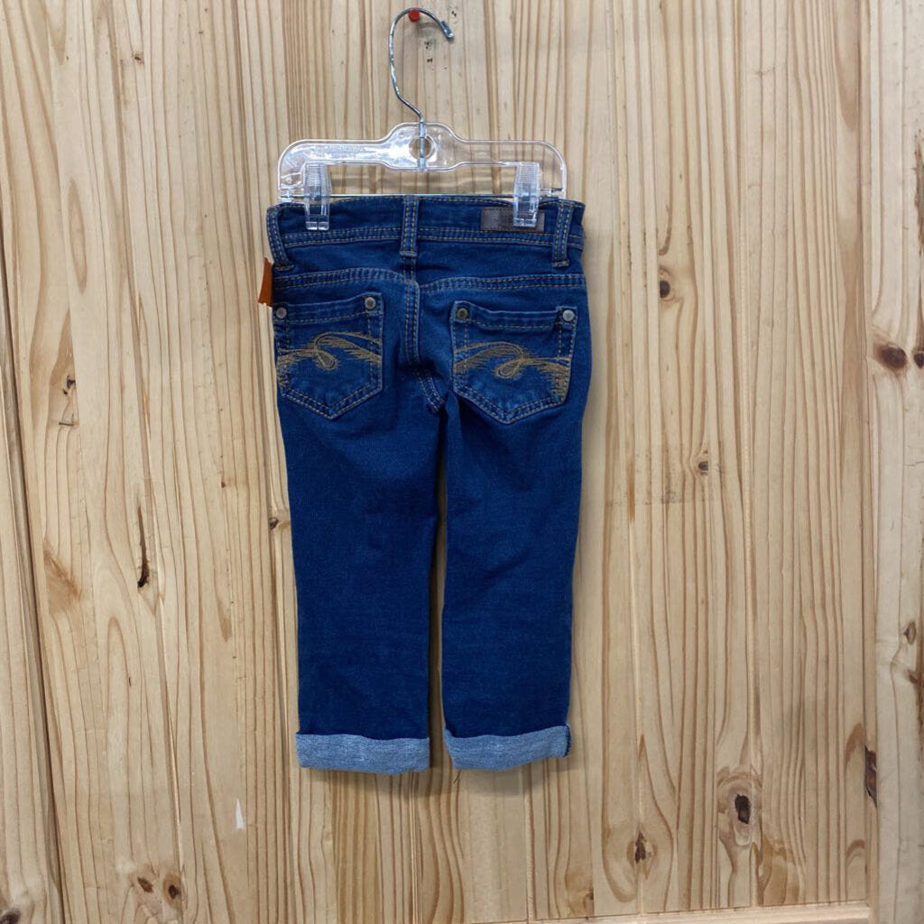 GIRLS JUSTICE PREMIUM DK DENIM JEANS 6