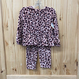 GIRLS BTWEEN 2PC SET WINE/PINK 3T