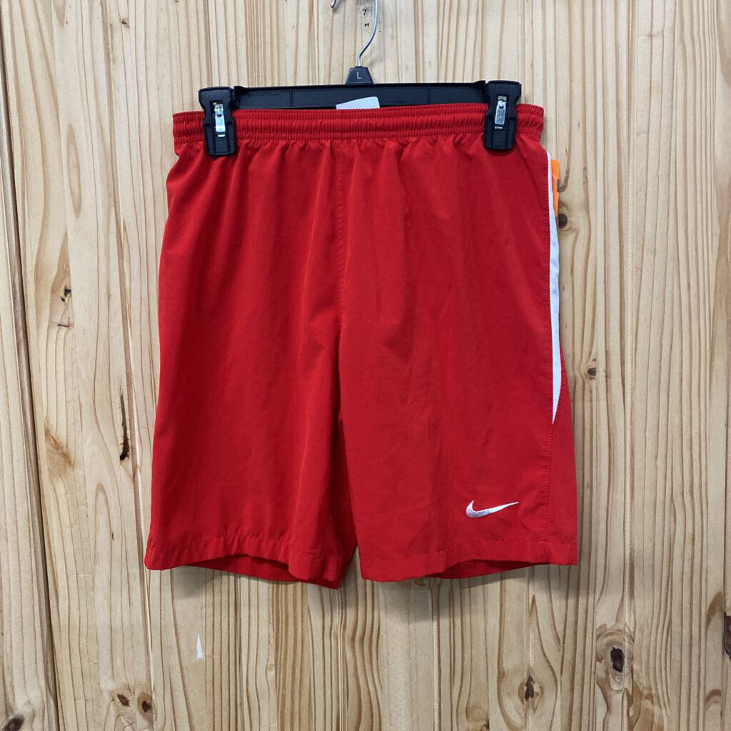 NIKE SHORTS RED/WHITE L