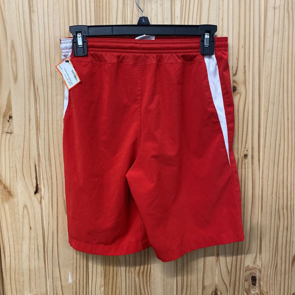NIKE SHORTS RED/WHITE L